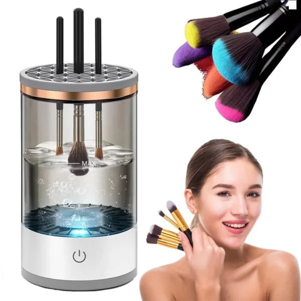 Automatic Makeup Brush Cleaner Machine with USB Cable